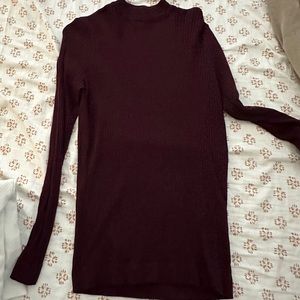 Burgundy Zara turtleneck